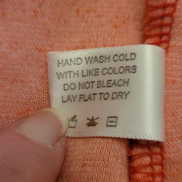 Boston Proper short sleeve hooded sport jacket. Size XS,  Coral (orange tint) - Picture 9 of 9